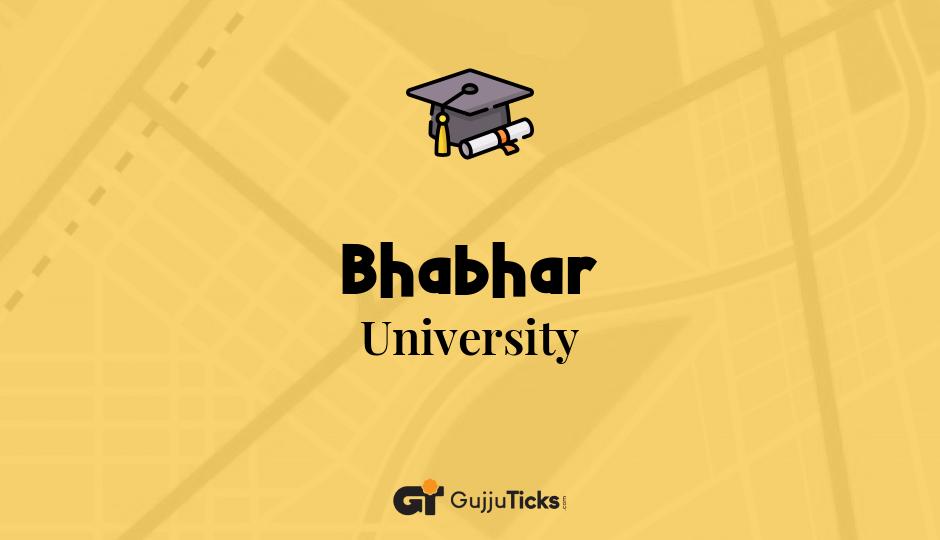 University in Bhabhar