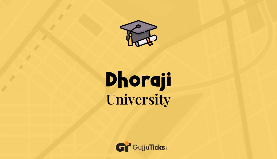 University in Dhoraji