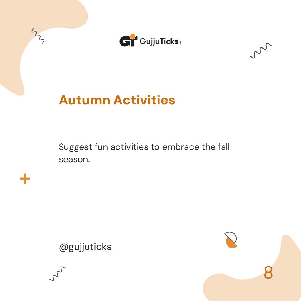 Autumn Activities