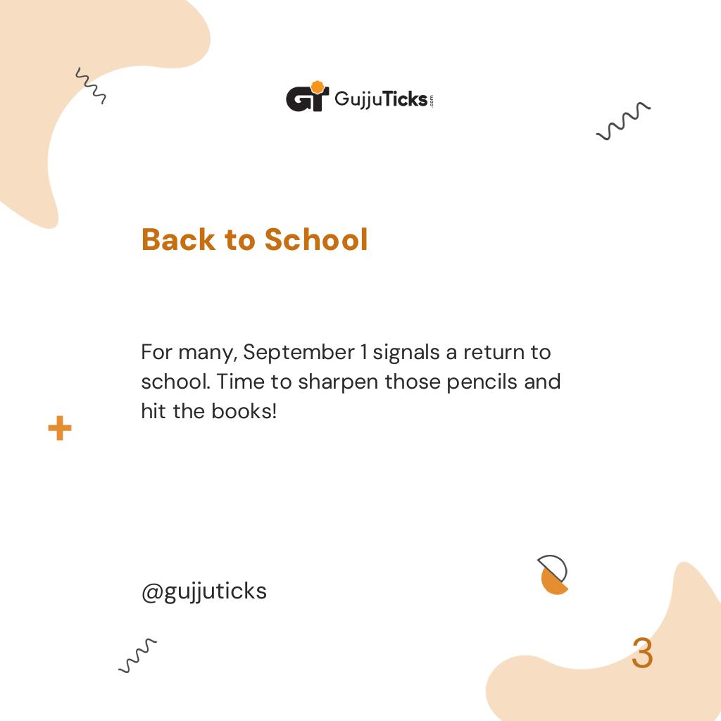 Back to School