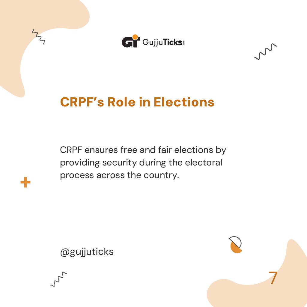CRPF’s Role in Elections