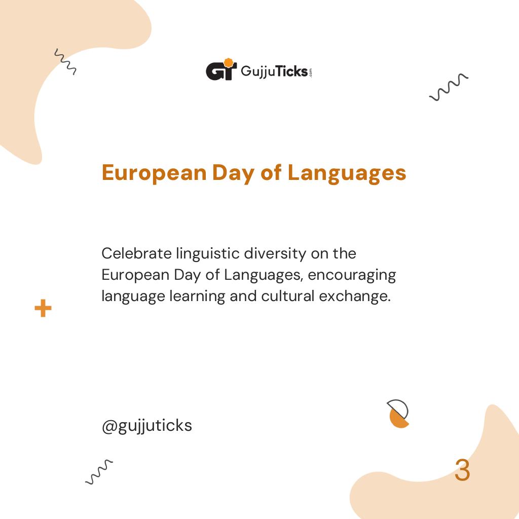 European Day of Languages