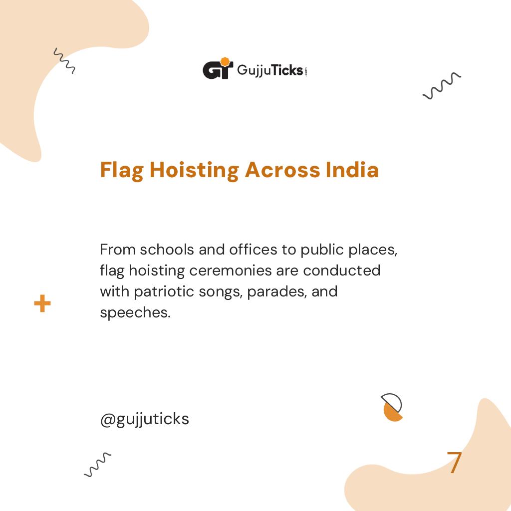 Flag Hoisting Across India