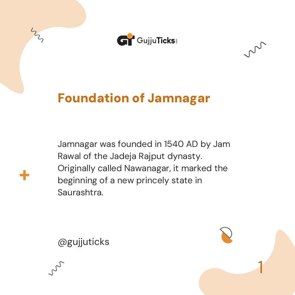 Foundation of Jamnagar