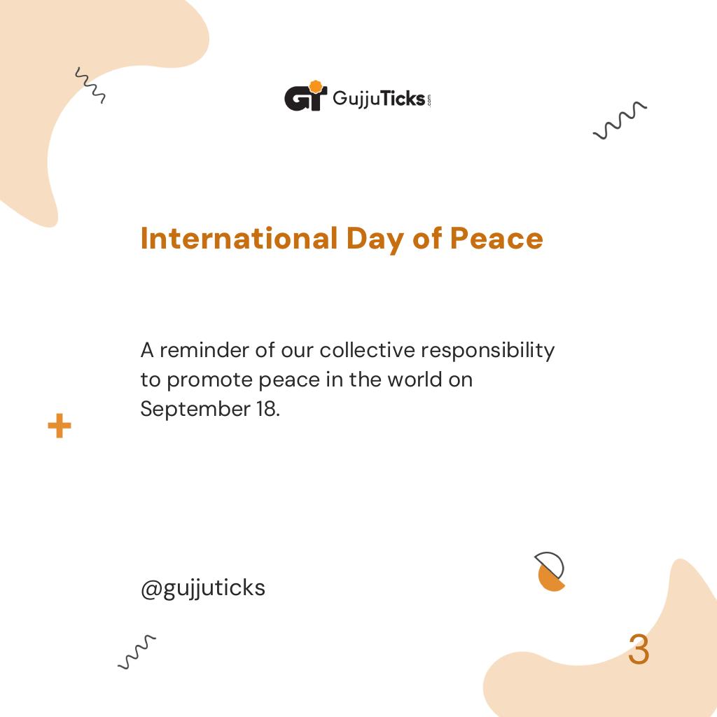 International Day of Peace
