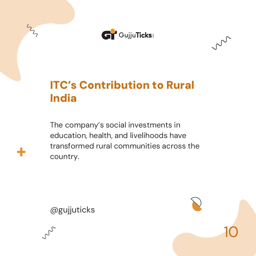 ITC’s Contribution to Rural India