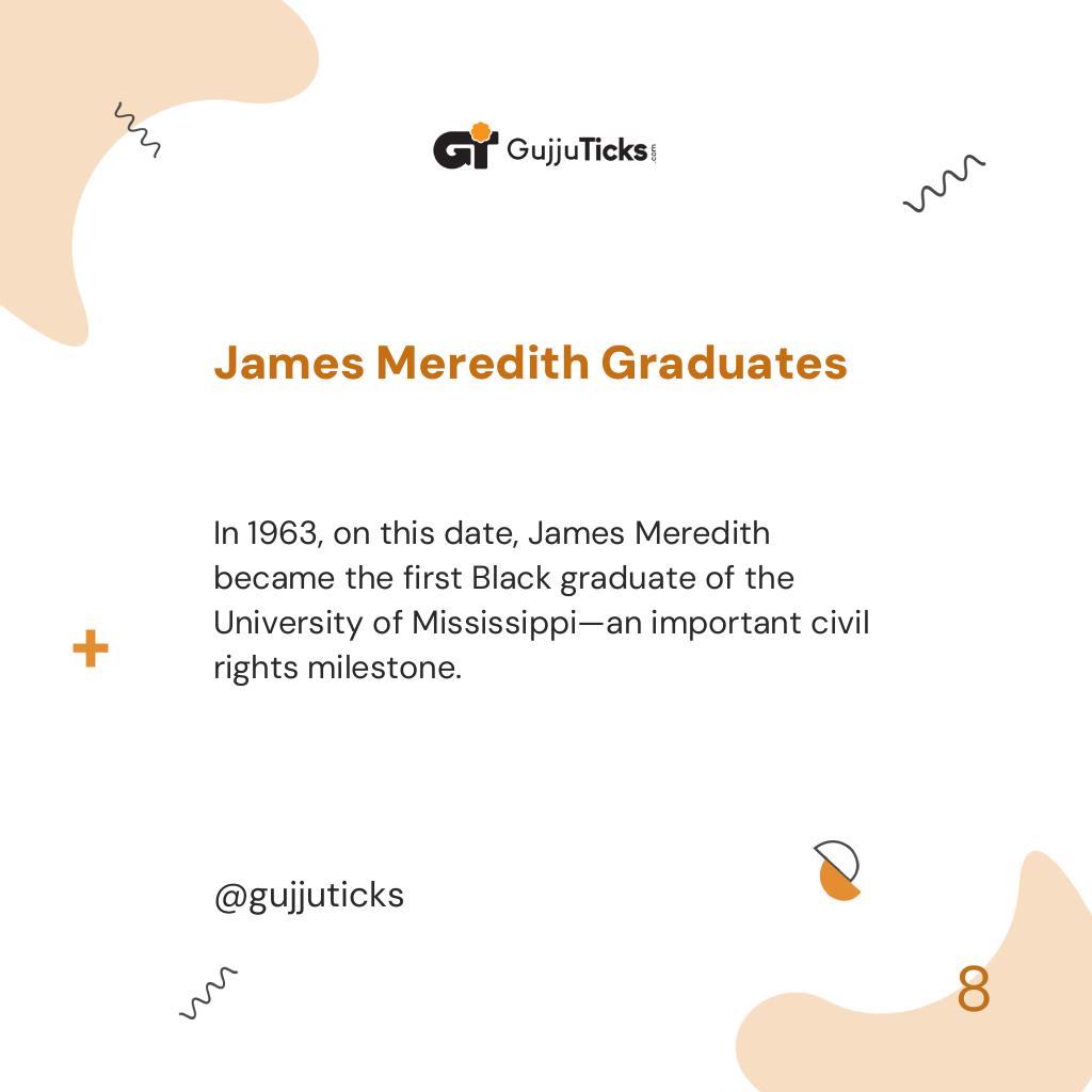 James Meredith Graduates