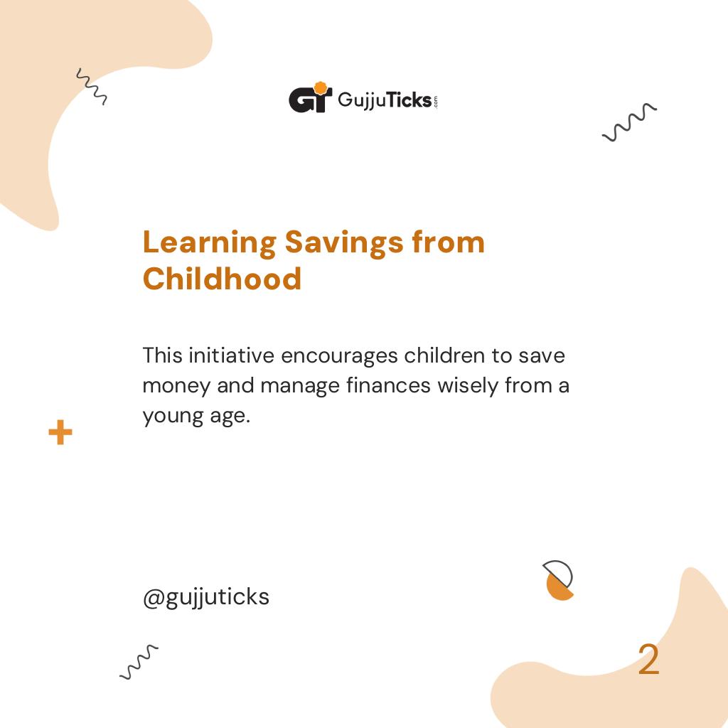 Learning Savings from Childhood