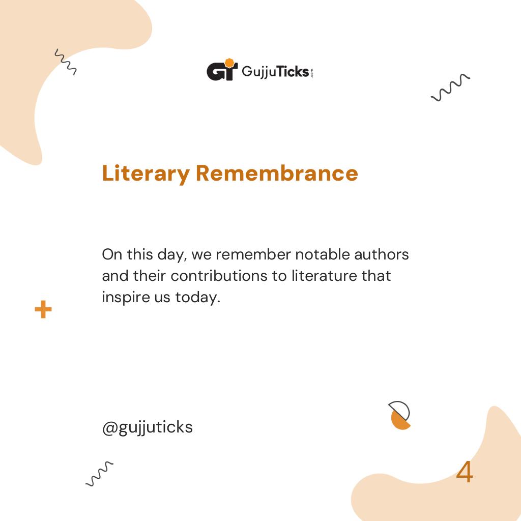 Literary Remembrance