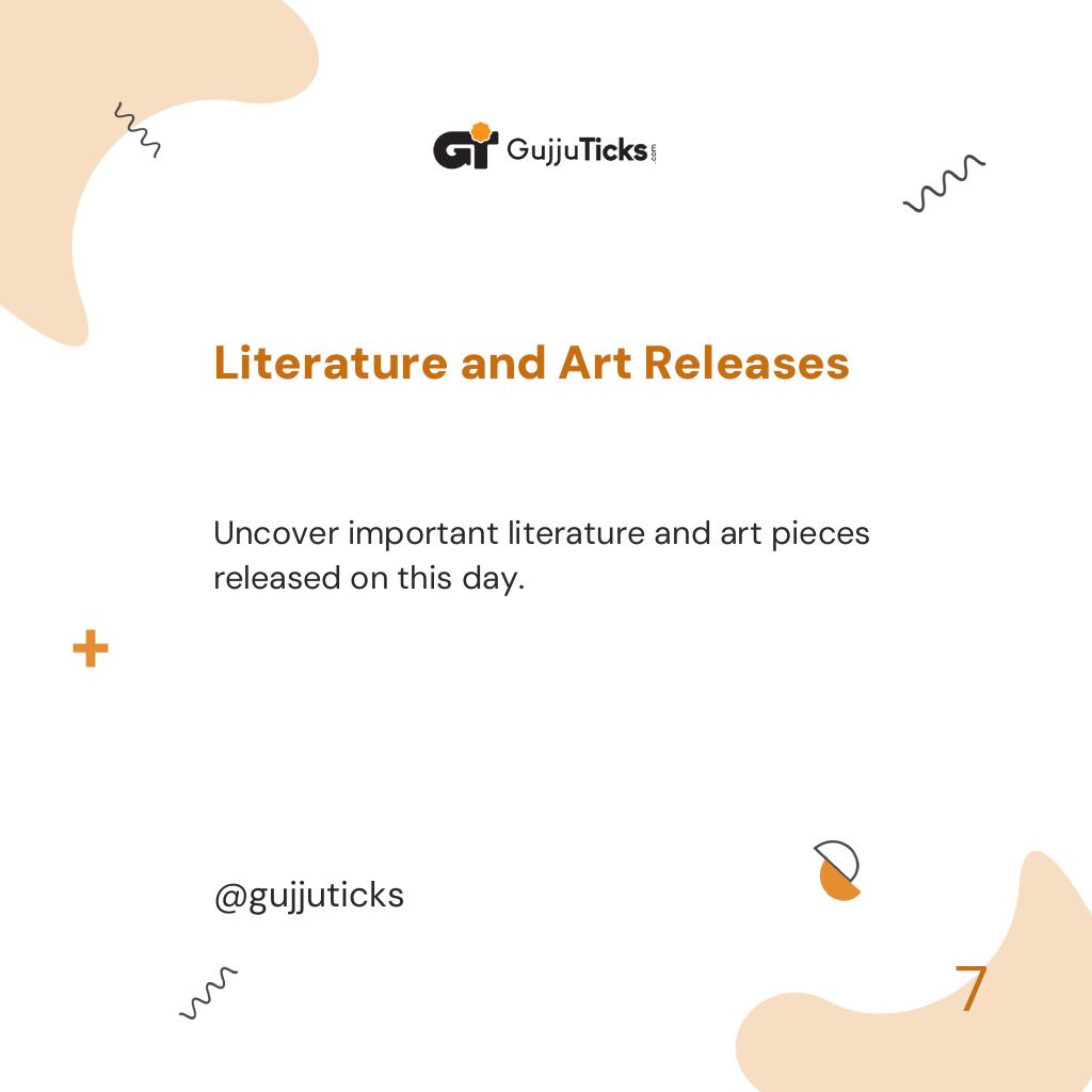 Literature and Art Releases