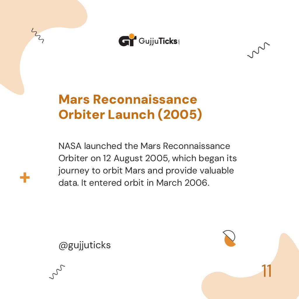 Mars Reconnaissance Orbiter Launch (2005)