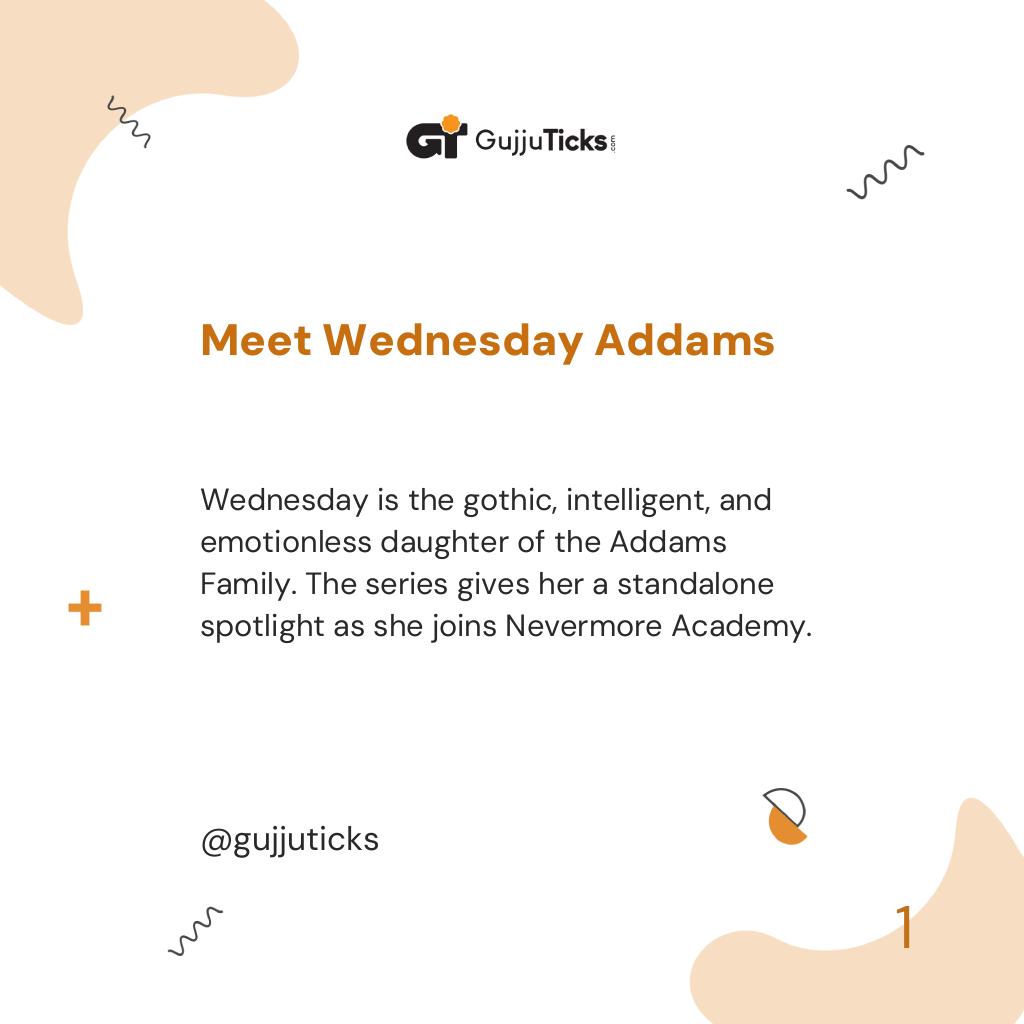Meet Wednesday Addams