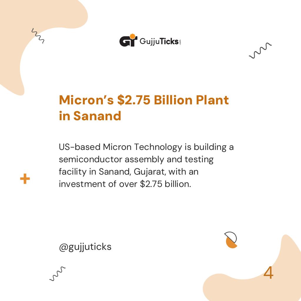 Micron’s $2.75 Billion Plant in Sanand