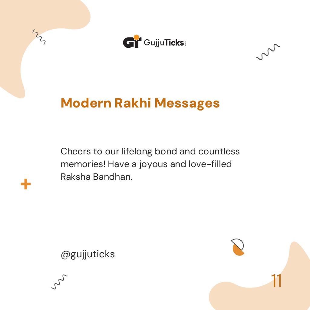 Modern Rakhi Messages