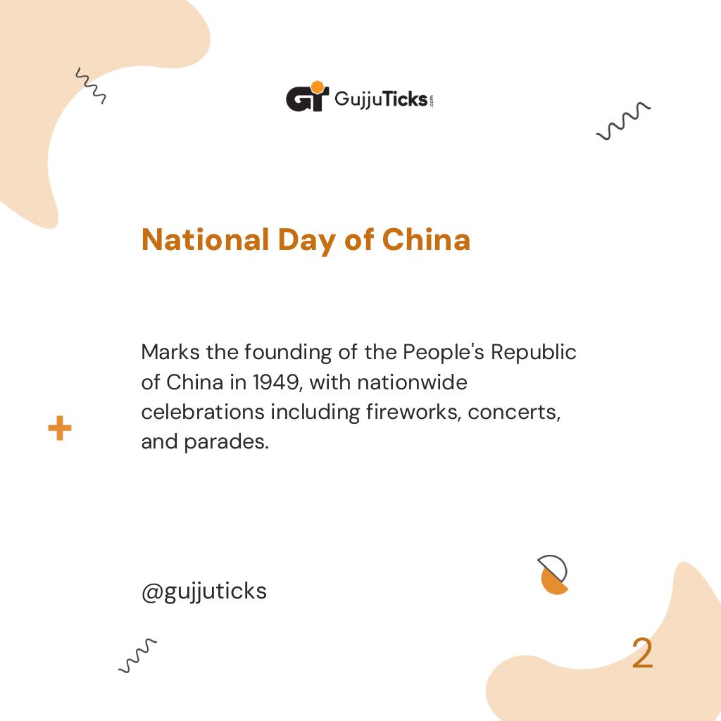 National Day of China