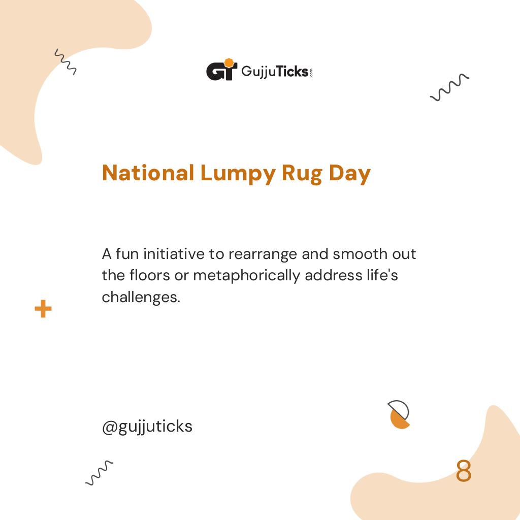National Lumpy Rug Day