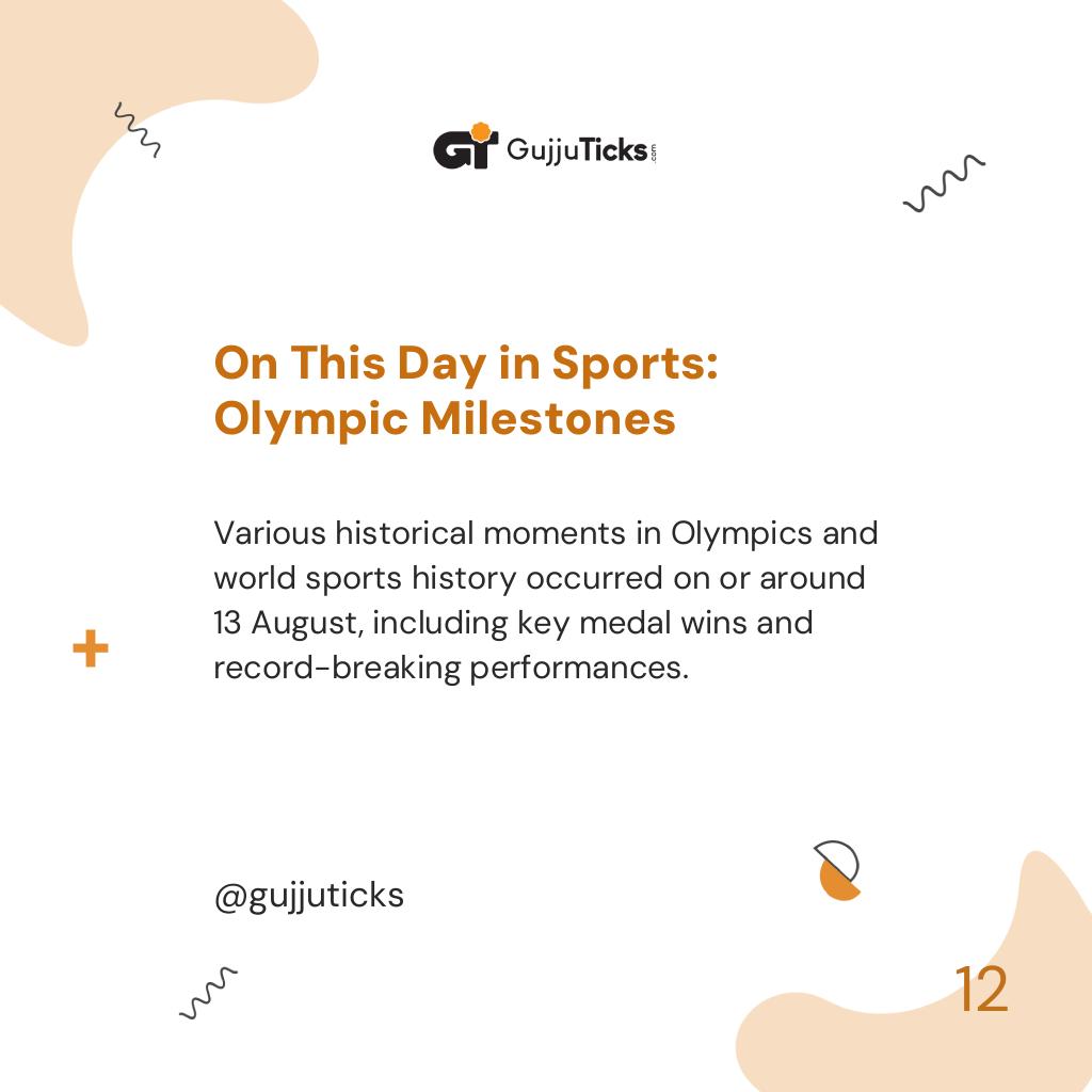 On This Day in Sports: Olympic Milestones