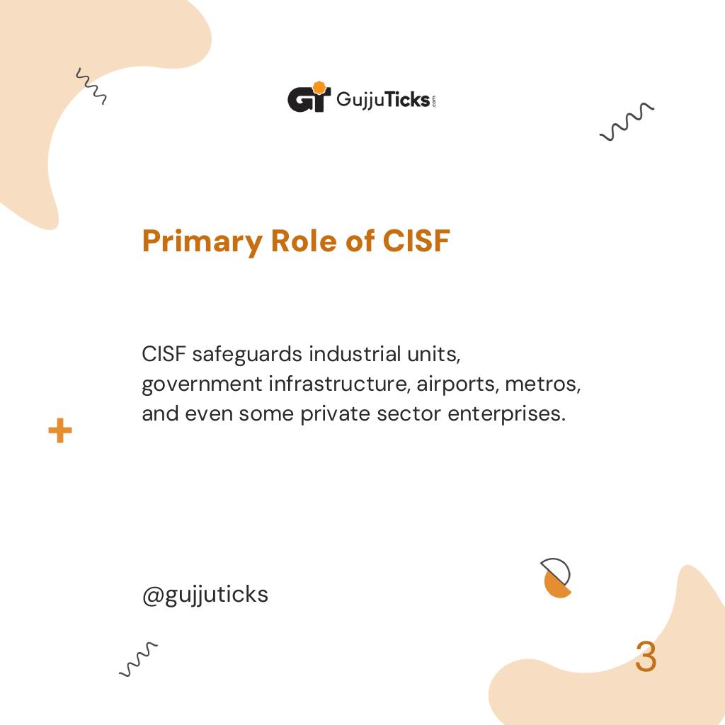 Primary Role of CISF