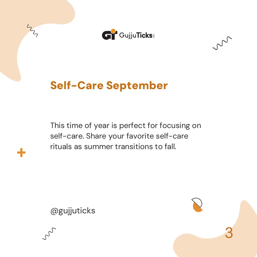 Self-Care September