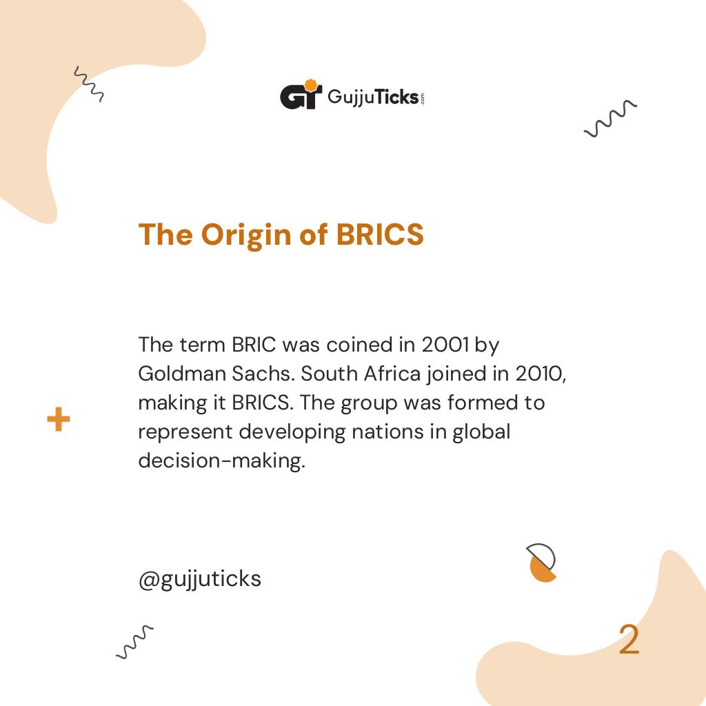 The Origin of BRICS
