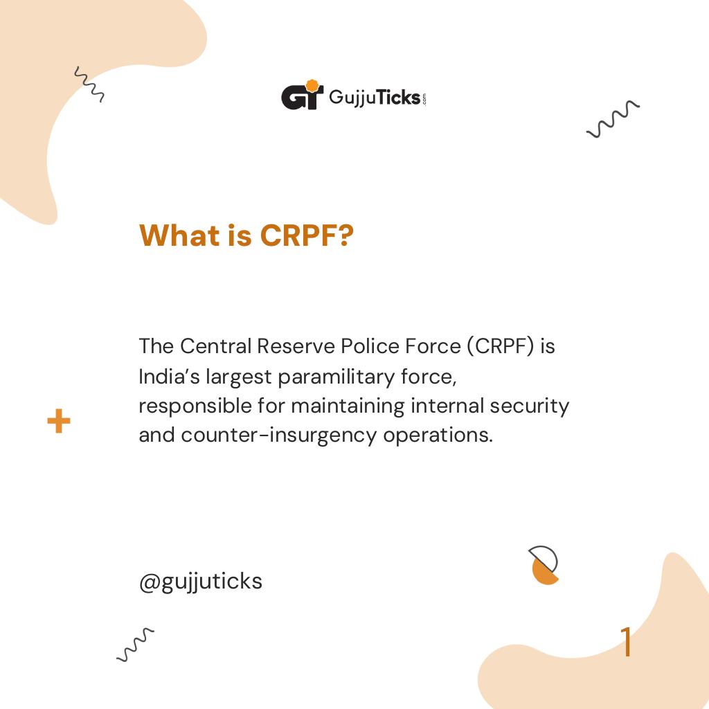 What is CRPF?