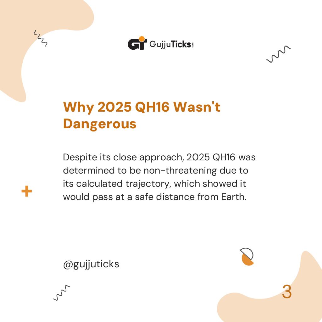 Why 2025 QH16 Wasn't Dangerous