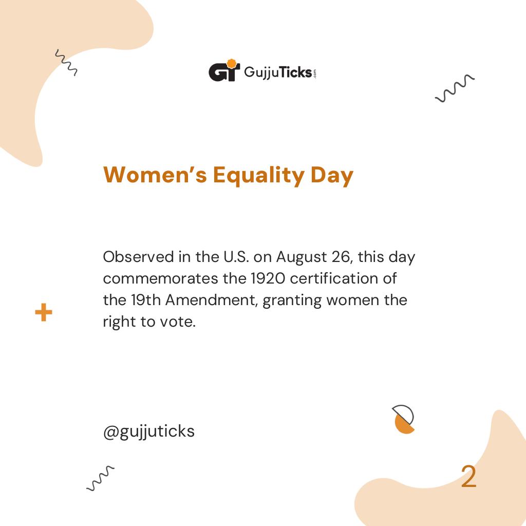 Women’s Equality Day