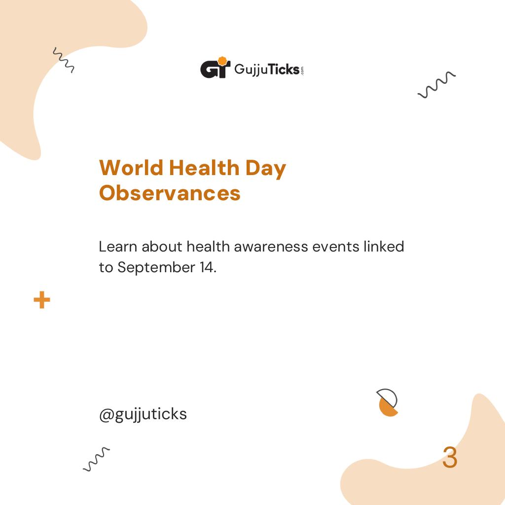 World Health Day Observances