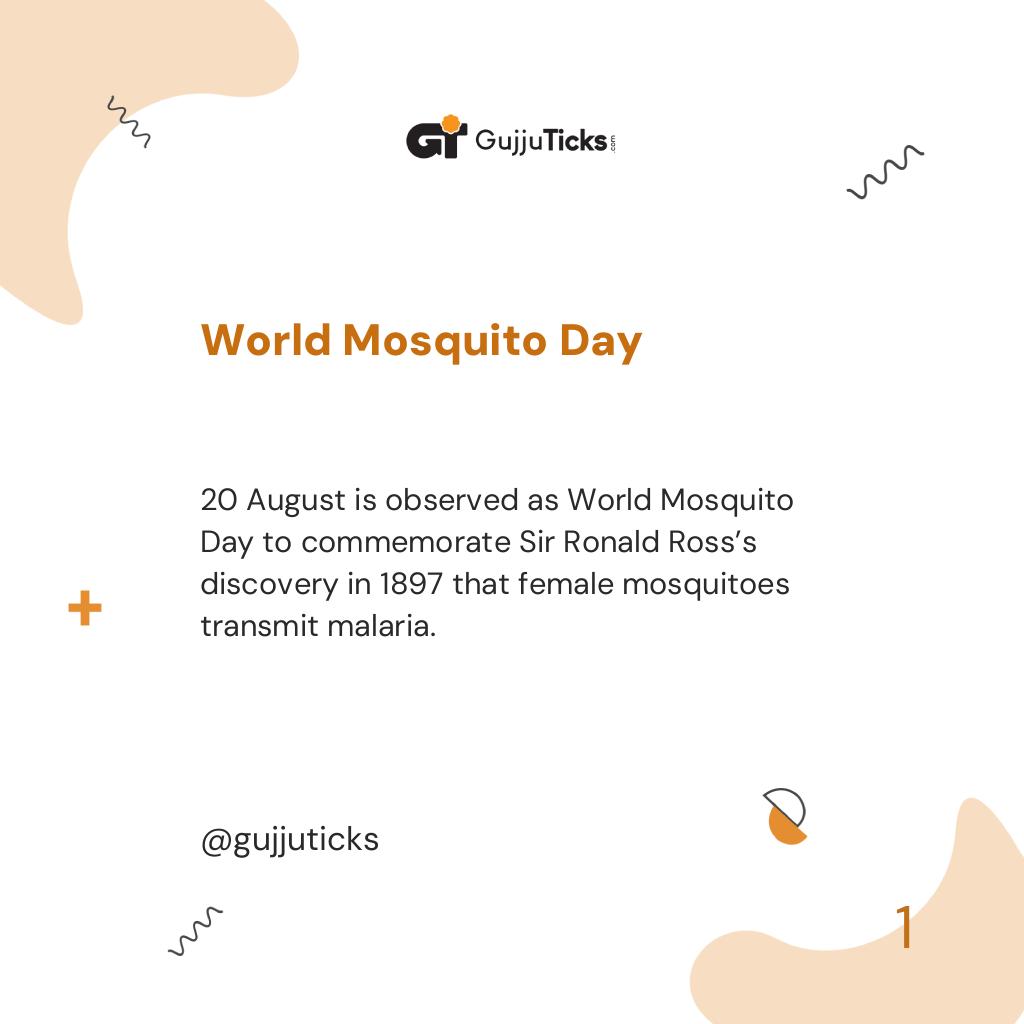 World Mosquito Day