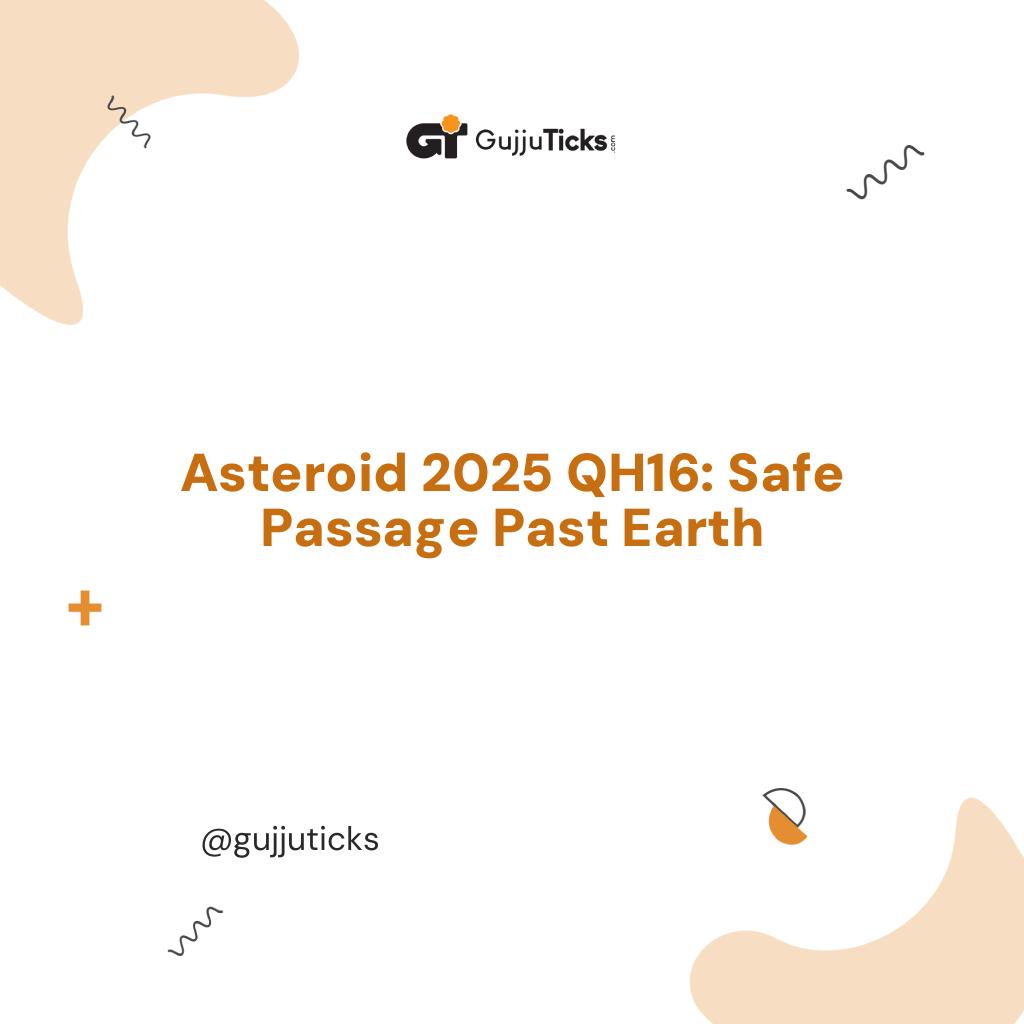 Asteroid 2025 QH16: Safe Passage Past Earth Image